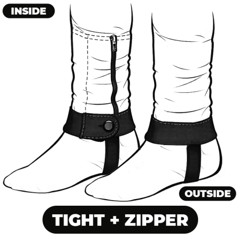 Leg cuff type - Tight + Zip